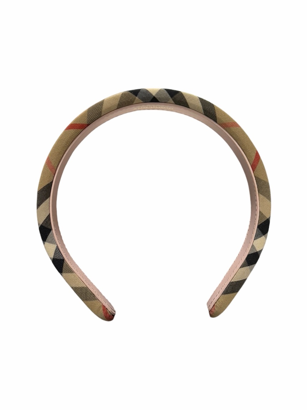 Burberry Tan/Black/Red Plaid Headband